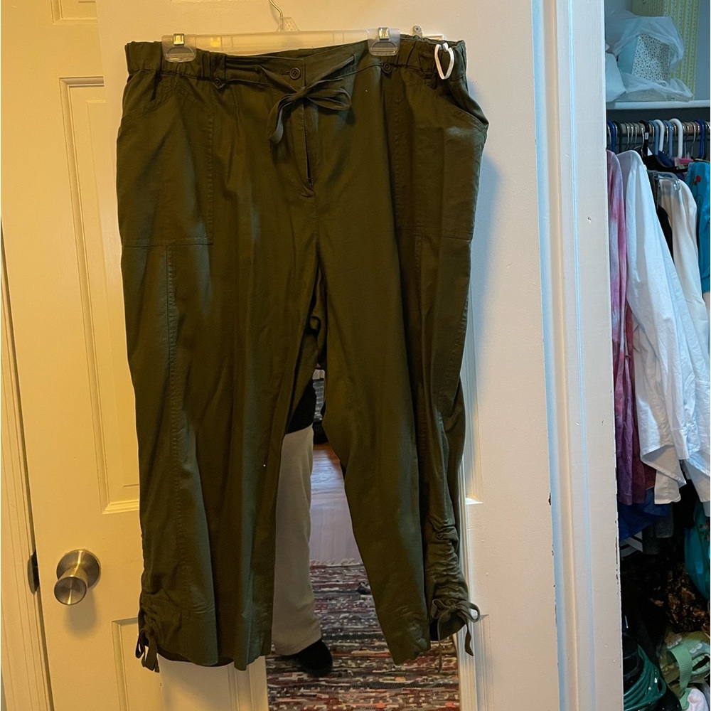Plus Green cargo pant